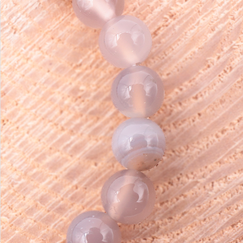BRACELET AGATE GRISE - Encouragement & motivation
