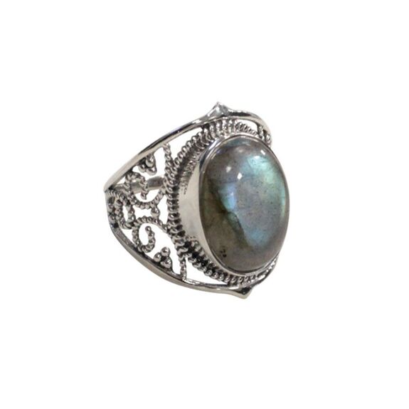 BAGUE LABRADORITE ARGENT 925 KANTI