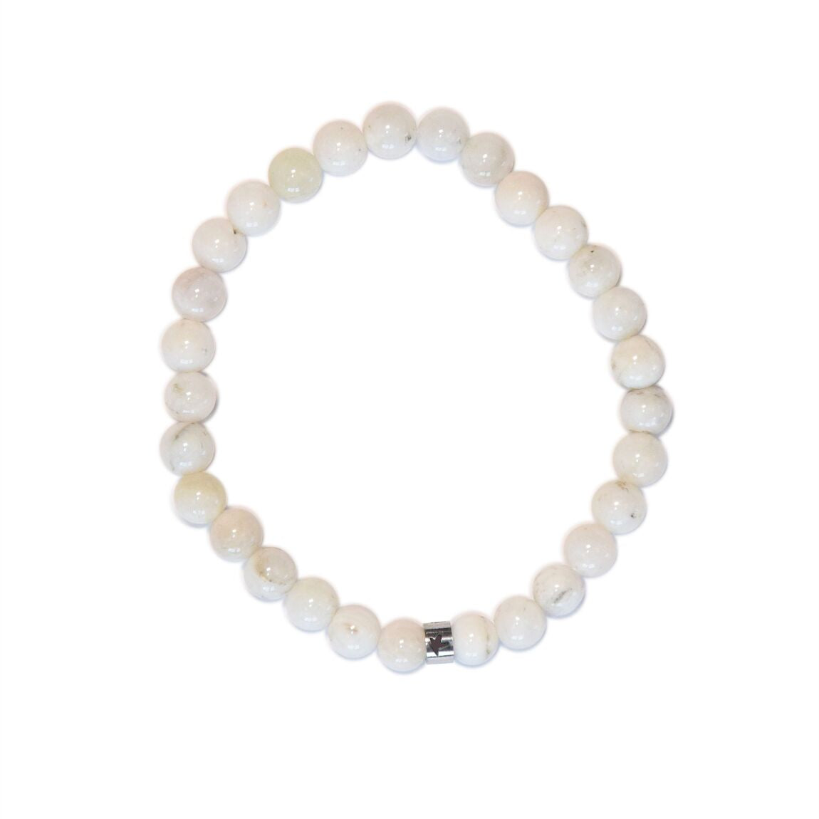 Bracelet en perles naturelles de pierre de lune