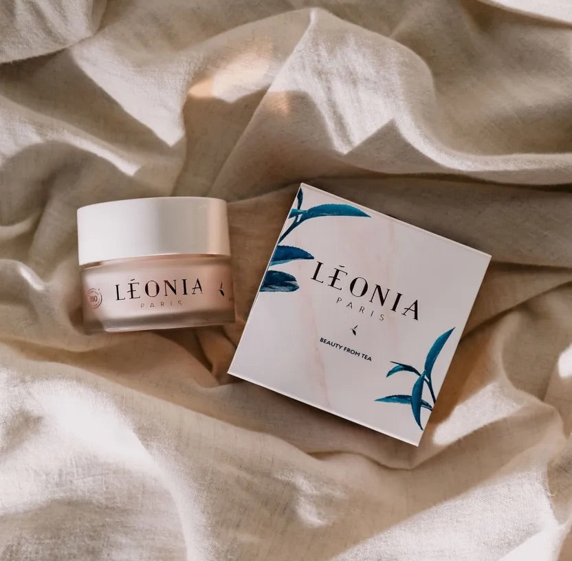 CRÈME RICHE THÉ BLANC – Hydratante Antioxydante Nourrissante Éclat 50 ml | Léonia