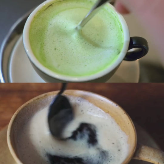 Vidéo des bienfaits d'un matcha latte MiYé  contre un café